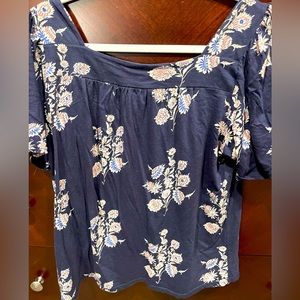 Lucky Brand floral blouse